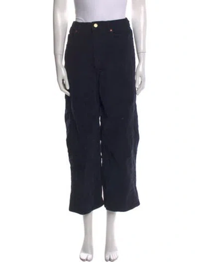 Pre-owned Roucha Straight Leg Pants In Blue