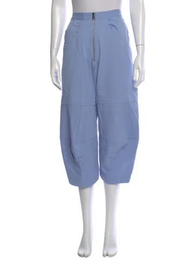 Pre-owned Roucha Straight Leg Pants In Blue