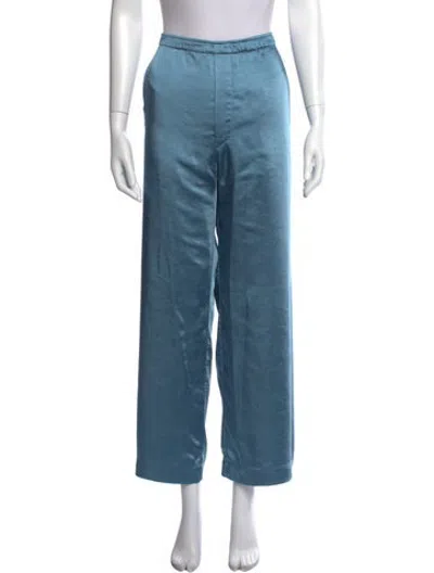 Pre-owned Roucha Straight Leg Pants In Blue