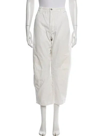 Pre-owned Roucha Straight Leg Pants In Neutrals