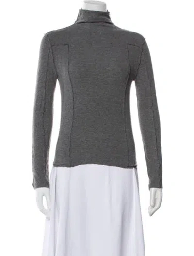 Pre-owned Roucha Turtleneck Sweater In Gray
