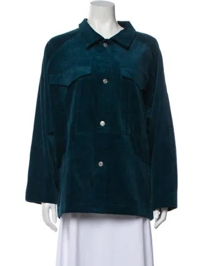 Pre-owned Roucha Utility Jacket In Blue