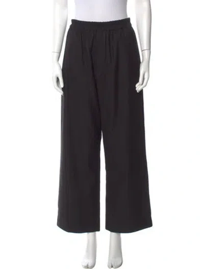 Pre-owned Roucha Wide Leg Pants In Black