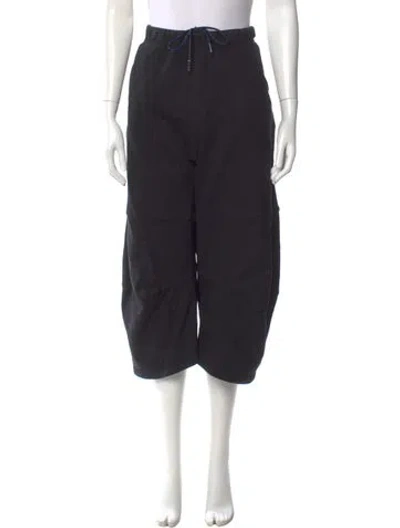 Pre-owned Roucha Wide Leg Pants In Black