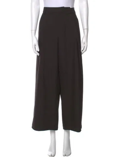Pre-owned Roucha Wide Leg Pants In Black