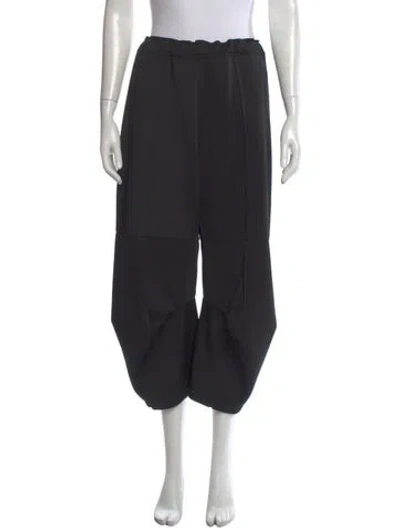 Pre-owned Roucha Wide Leg Pants In Black