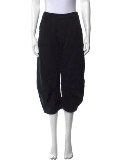 Pre-owned Roucha Wide Leg Pants In Black