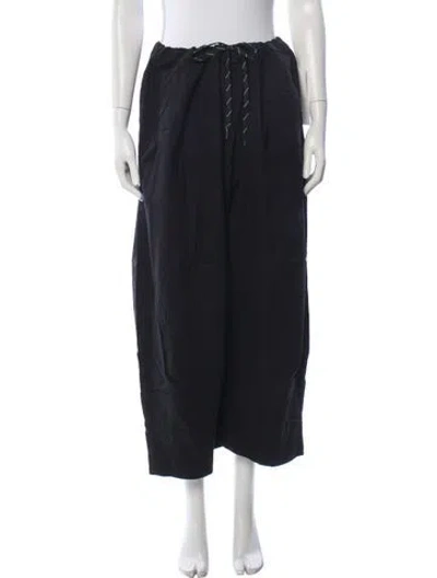 Pre-owned Roucha Wide Leg Pants In Black