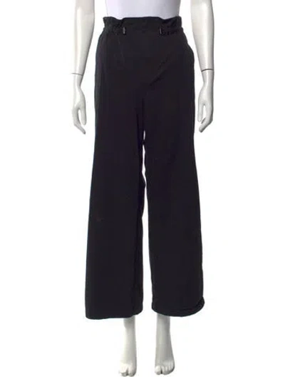 Pre-owned Roucha Wide Leg Pants In Black