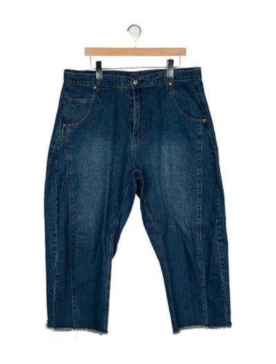 Pre-owned Roucha Wide Leg Pants In Blue