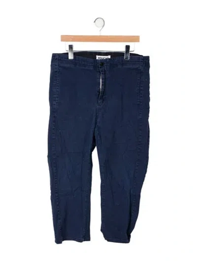 Pre-owned Roucha Wide Leg Pants In Blue