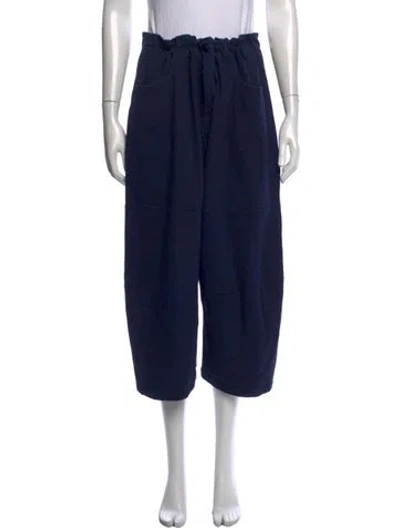 Pre-owned Roucha Wide Leg Pants In Blue