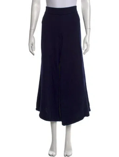 Pre-owned Roucha Wide Leg Pants In Blue