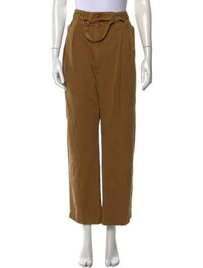 Pre-owned Roucha Wide Leg Pants In Brown