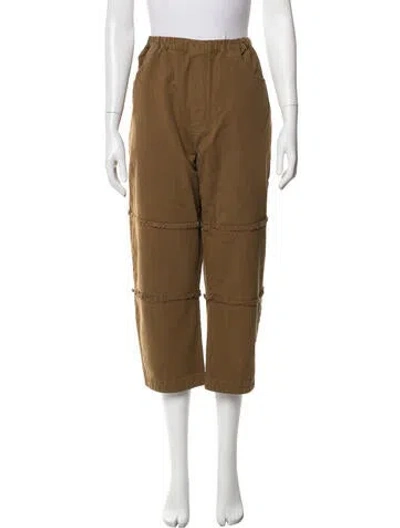 Pre-owned Roucha Wide Leg Pants In Brown