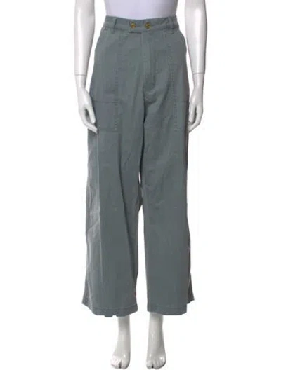 Pre-owned Roucha Wide Leg Pants In Gray