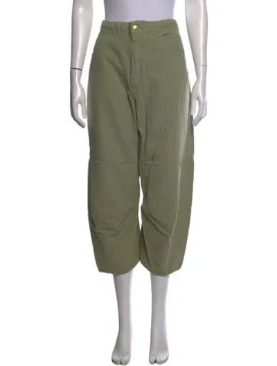 Pre-owned Roucha Wide Leg Pants In Green