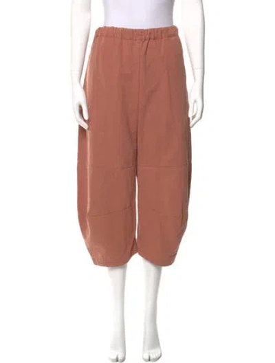 Pre-owned Roucha Wide Leg Pants In Orange