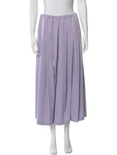 Pre-owned Roucha Wide Leg Pants In Purple