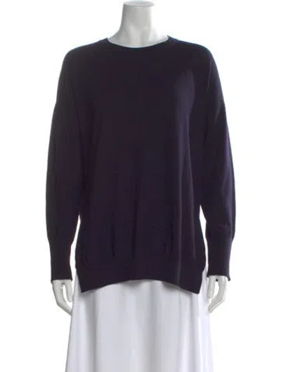 Pre-owned Roucha Wool Crew Neck Sweater In Black