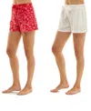 Roudelain Women's 2-pack Pull-on Shorts Set In Multi