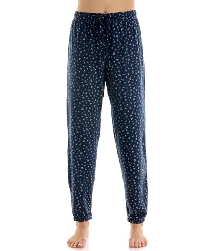 Roudelain Women's Drawstring Mid-rise Sleep Jogger Pants In Blue