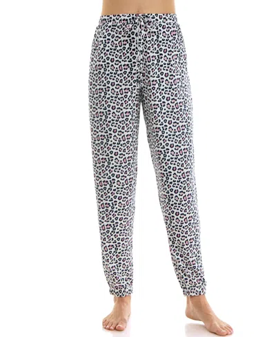 Roudelain Women's Drawstring Mid-rise Sleep Jogger Pants In Multi