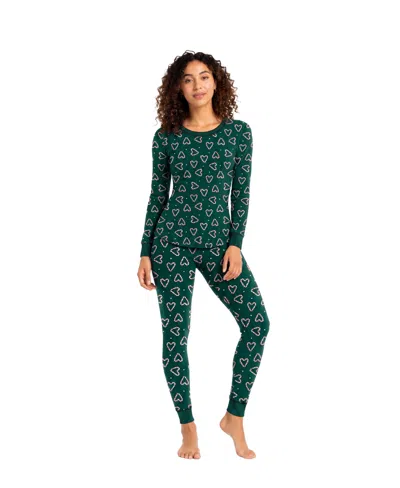 Roudelain Women's Long-sleeve Crewneck Print Top And Pants, 2-piece Set In Animal Print