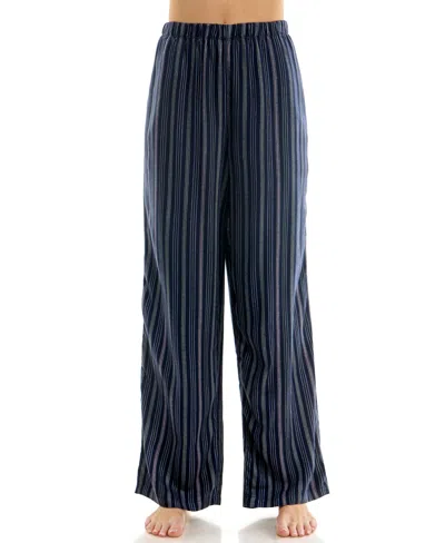 Roudelain Women's Open Leg Flannel Sleepwear Pants In Multi