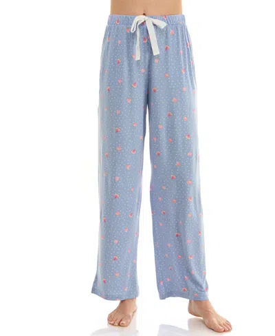 Roudelain Women's Open Leg Mid-rise Sleep Pants