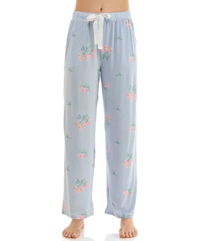 Roudelain Women's Open Leg Mid-rise Sleep Pants