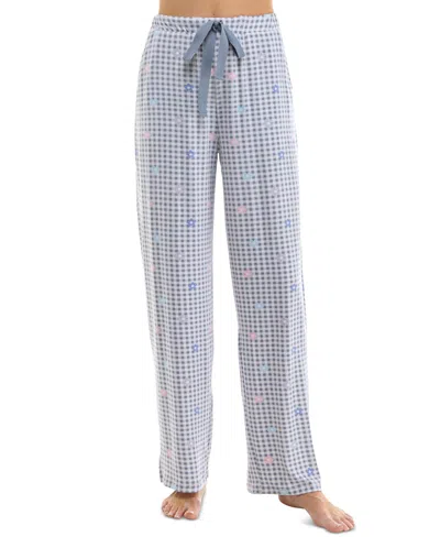 Roudelain Women's Printed Drawstring Pajama Pants In Laurie Ginghma Flowers