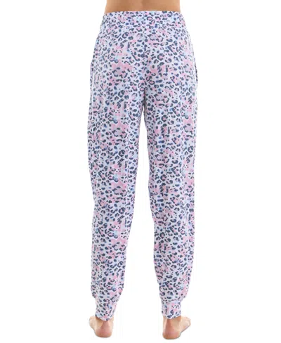 Roudelain Women's Printed Jogger Pajama Pants In Carmine Leopard