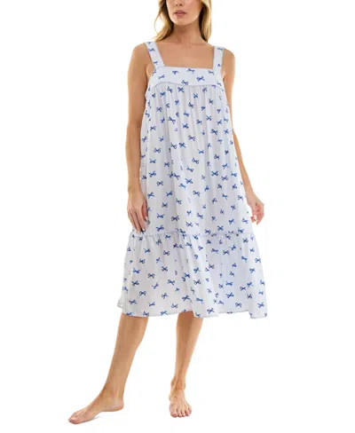 Roudelain Women's Printed Tiered Cami Sleep Dress