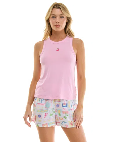 Roudelain Women's Sleeveless Crewneck Tank Top In Multi
