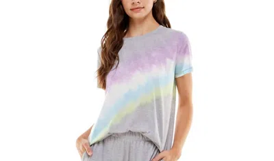 Roudelain Women's Tie-dyed T-shirt In Tie Die In Purple