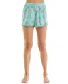 Roudelain Women's Wide Rib Pullover Short With Lettuce Hem