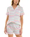 Roudelain Women's Yummy Notched-collar Pajama Set