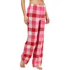 Roudelain Womens Checkered Rayon Sleep Pant