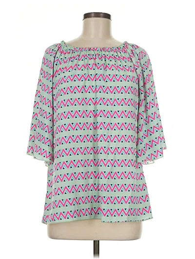 Pre-owned Rouge 3/4 Sleeve T-shirt In Pink