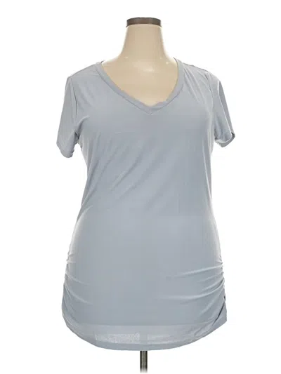 Pre-owned Rouge Active T-shirt In Silver