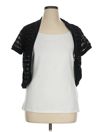 Rouge Cardigan Sweater In Black