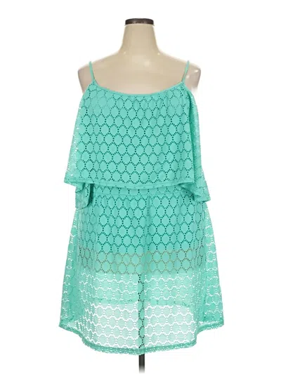 Pre-owned Rouge Cocktail Dress In Teal