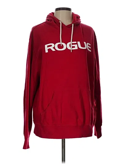 Pre-owned Rouge Pullover Hoodie In Red