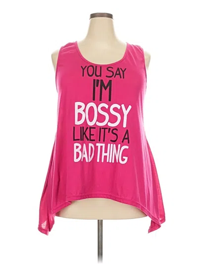 Pre-owned Rouge Sleeveless Blouse In Pink
