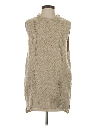 Pre-owned Rouge Sweater Vest In Tan
