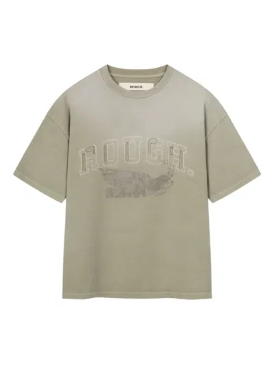 Rough Aged Bird T-shirt In Green