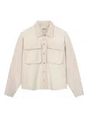 Rough Button-up Utility Shirt In Neutrals
