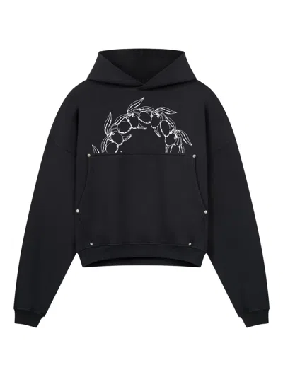 Rough Elia Hoodie In Black
