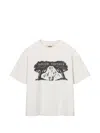 Rough Graphic-print T-shirt In White